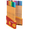 ColorParade de 20 stylos-feutres STABILO point 88 - pointe fine - boîtier rouge/orange