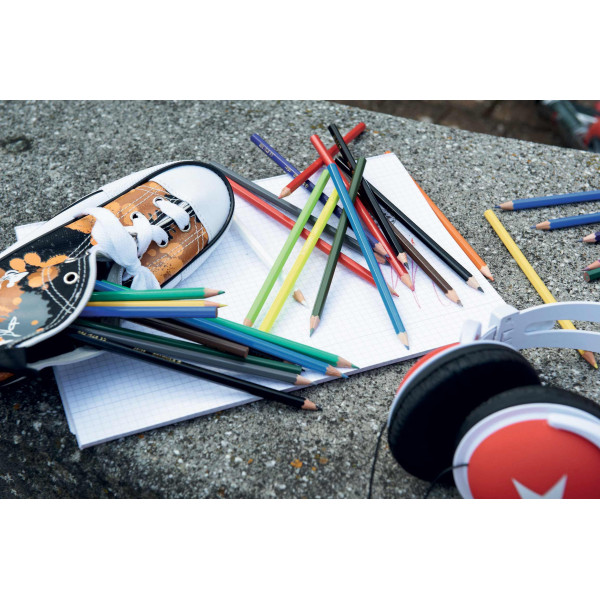 Etui carton de 18 crayons de couleur STABILO color - couleurs assorties dont 3 fluo