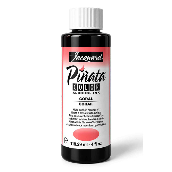 Encre à alcool Piñata Jacquard – Corail Coral n°008 – 118 ml