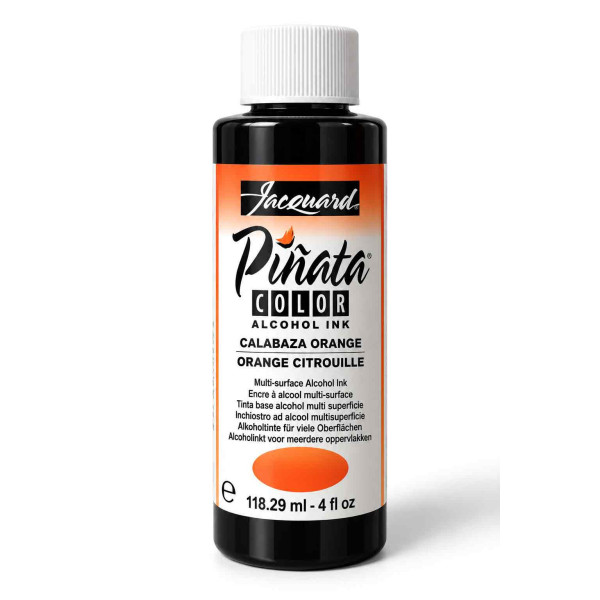 Encre à alcool Piñata Jacquard – Orange citrouille Calabaza Orange n°005 – 118 ml