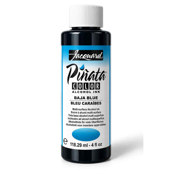 Encre à alcool Piñata Jacquard – Bleu Caraïbes n°019 – 118 ml
