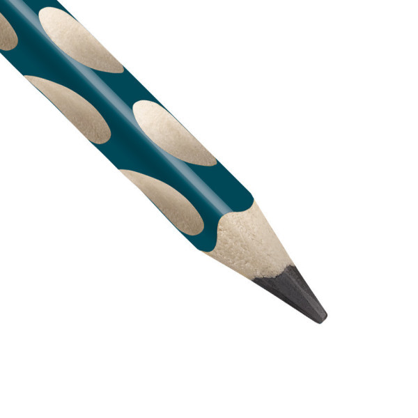 Crayon graphite STABILO EASYgraph HB gaucher - bleu ardoise