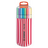 photo-Etui de 20 feutres de dessin STABILO Pen 68 - pointe moyenne - décor pack framboise