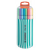 photo-Etui de 20 feutres de dessin STABILO Pen 68 - pointe moyenne - décor pack turquoise