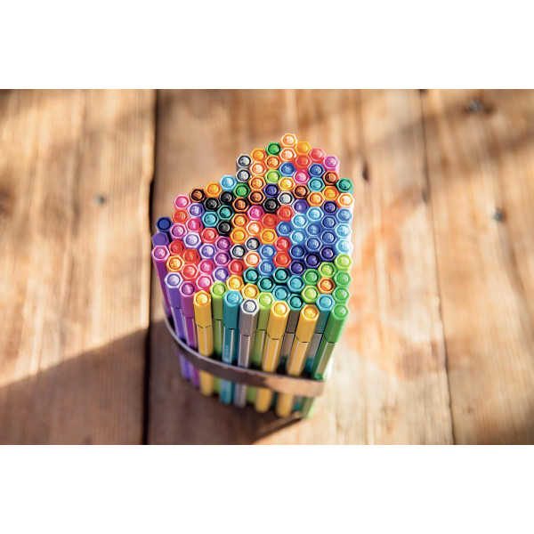 Etui de 20 feutres de dessin STABILO Pen 68 - pointe moyenne - décor pack framboise