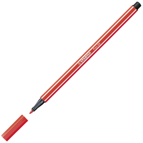 Etui carton de 12 feutres de dessin STABILO Pen 68 - pointe moyenne