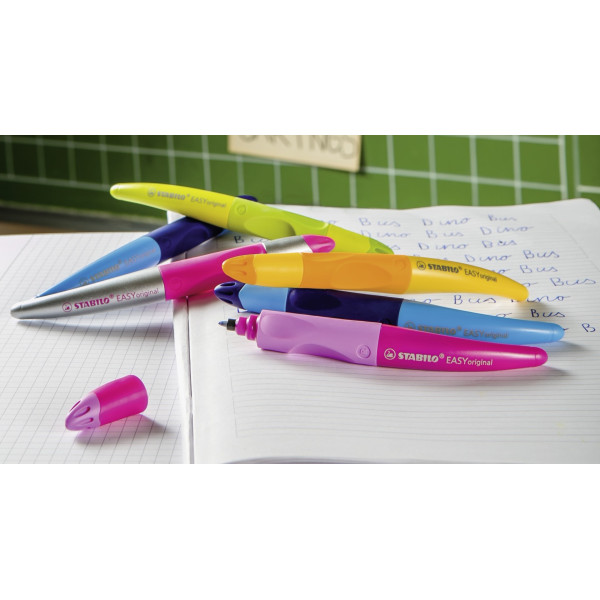 Stylo roller STABILO EASYoriginal gaucher - rose