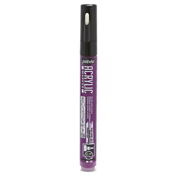 ACRYLIC MARKER POINTE FINE 1,2 MM VIOLET