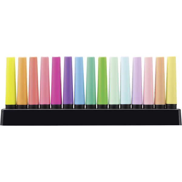 Set de bureau de 15 surligneurs STABILO BOSS ORIGINAL