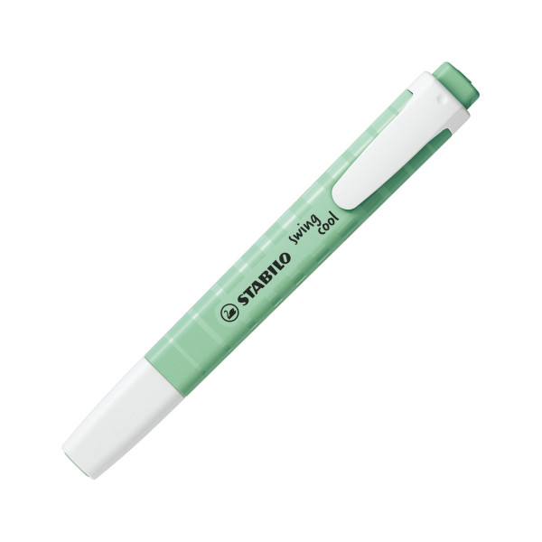 photo-Surligneur vert pastel - STABILO Swing cool - menthe à l'eau