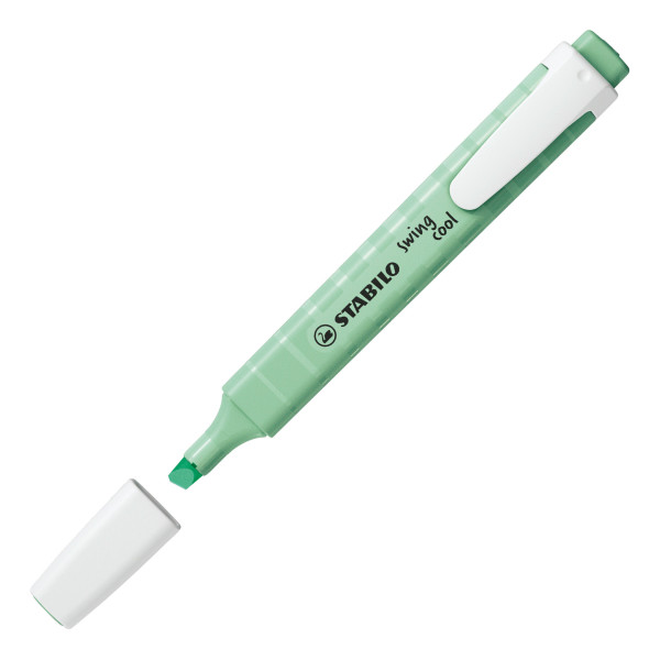Surligneur vert pastel - STABILO Swing cool - menthe à l'eau