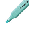 Surligneur bleu pastel - STABILO Swing cool - touche de turquoise