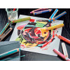 Etui carton de 10 crayons de couleur STABILO woody 3 in 1 ARTY + 1 taille-crayon