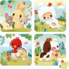Coffret de 4 puzzles évolutifs – 6, 9, 12 et 16 pièces – Janod
