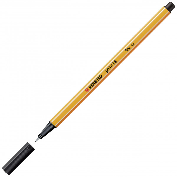 Etui carton de 18 feutres fins STABILO point 88 ARTY - pointe fine