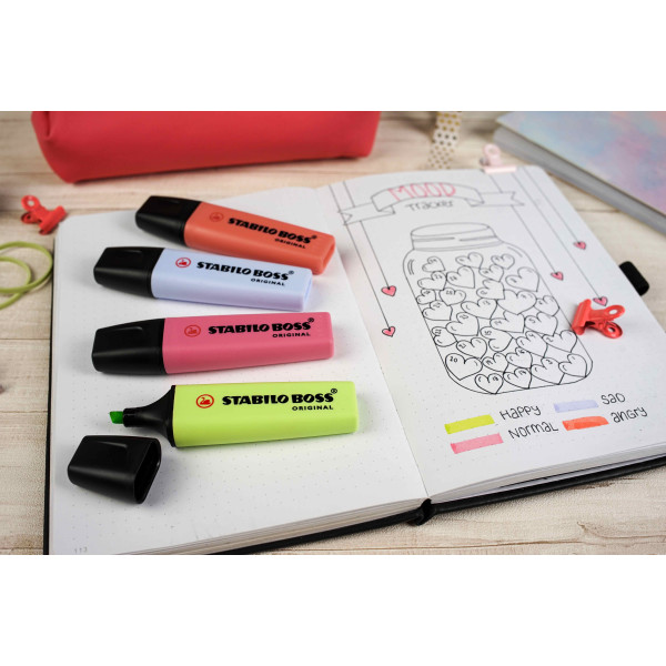 Surligneur - STABILO BOSS ORIGINAL - Pastel - Zeste de citron vert