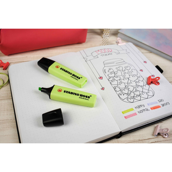 Surligneur - STABILO BOSS ORIGINAL - Pastel - Zeste de citron vert