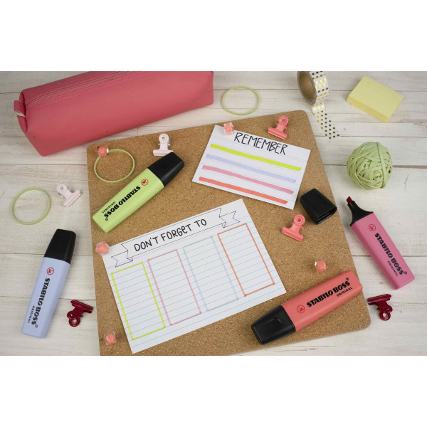 Surligneur - STABILO BOSS ORIGINAL - Pastel - Douceur de corail