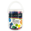 Feutres de coloriage - Pointe fine - Lavable - Sceau de 100 feutres - Ulmann
