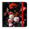 Carnet - Croquis - Dessin - Notes - 12x12cm - 80pages - Couverture peinture fleurs