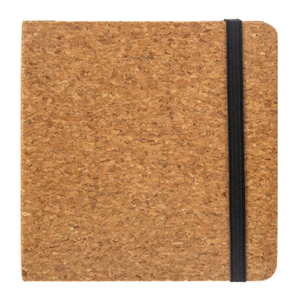 Carnet à croquis Talens Art Creation couverture liège – 12 × 12 cm – 80 feuilles 140 g/m²