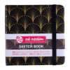 Carnet - Croquis - Dessin - Notes - 12x12cm - 80pages - Couverture art déco