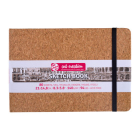 Carnet - Croquis - Dessin - Notes - 21x14,8cm - 80pages - Couverture en liège