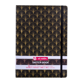 Carnet de dessin Art Déco A4 – 21 × 29,7 cm – 80 pages