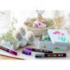 Pochette 8 marqueurs POSCA - PC3M - Couleurs basiques - Pointe fine - 0,9-1,3mm