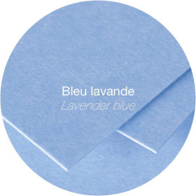Cartes - 8,2x12,8cm - 210g - Pollen - Bleu lavande - 25 unités - Clairefontaine