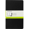 3 carnets - 13x21cm - Noir - 80 pages blanches - Couverture souple - Moleskine