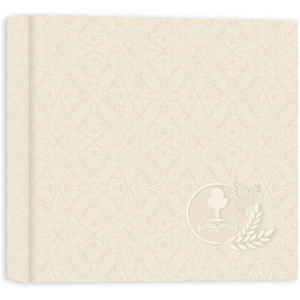 Album photo - Pour communion - Beige - 24x24cm - 13 photos - 20 pages