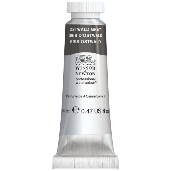Peinture aquarelle - Gris Ostwald - 428 - Extra-fine - Winsor et Newton - 14ml