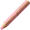 Stabilo woody 3 in 1 - Rose pastel - Crayon de couleur - Pointe large - Tous supports