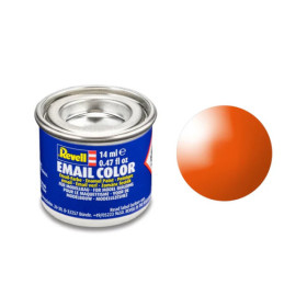 Peinture émail - Orange brillant - RAL 2004 - Maquette - Modélisme - Revell - Pot 14ml