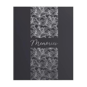 Livre d'or - 27x22cm - Grand format - Couverture rigide noir - 100 pages blanches - Exacompta