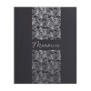 Livre d'or - 27x22cm - Grand format - Couverture rigide noir - 100 pages blanches - Exacompta