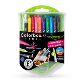 Coffret de coloriage Ulmann Colorbox XS – Crayons et feutres effaçables