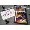 Etui carton de 12 feutres pinceau STABILO Pen 68 brush ARTY - pointe pinceau