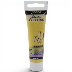 Peinture acrylique - Jaune violet iridescent - 361 - Pébéo Studio Acrylics - Tube 30ml