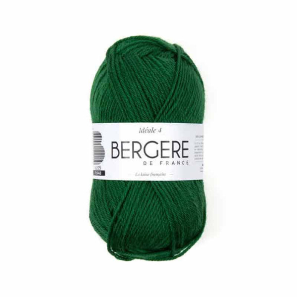 Pelote de laine - Houx - 50% Laine 50% acrylique - Bergère de France - Idéale 4