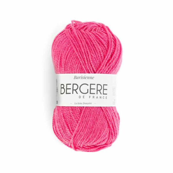 Pelote de laine - Rose thé - 100% acrylique - Bergère de France - Barisienne