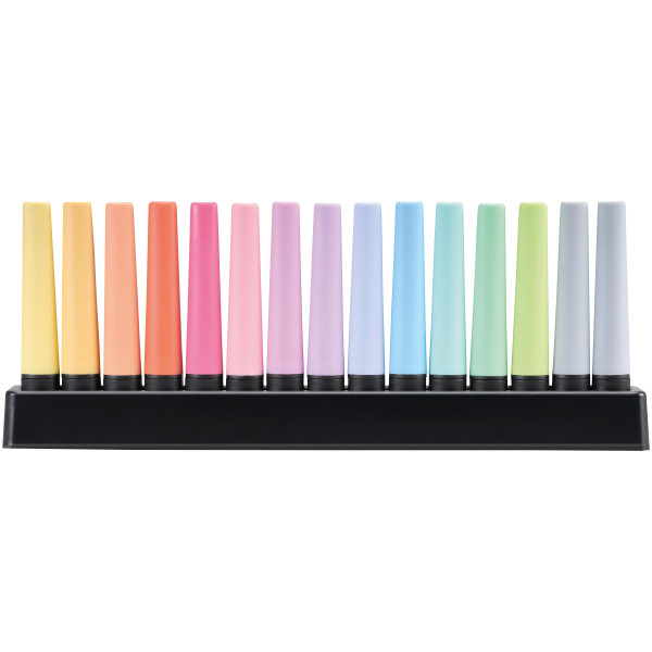 Set de bureau de 15 surligneurs STABILO BOSS ORIGINAL Pastel