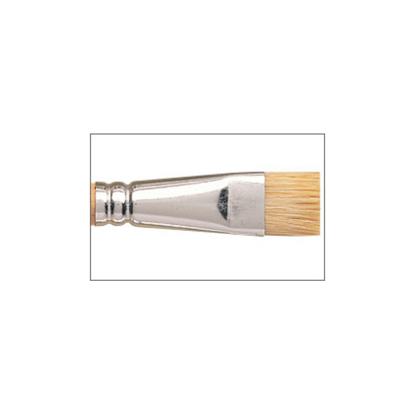 Brosse plate courte Raphaël Oléo série 3630 n°10 – Soies de porc blanches