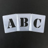 Set de pochoirs 5 cm - Alphabet n°2 - Qbix