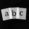 Set de pochoirs 7 cm - Alphabet n°3 - Qbix