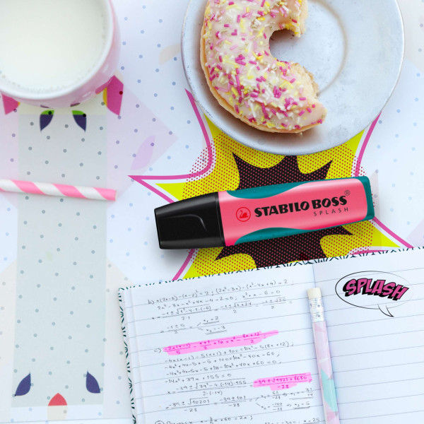 Surligneur STABILO BOSS SPLASH - rose