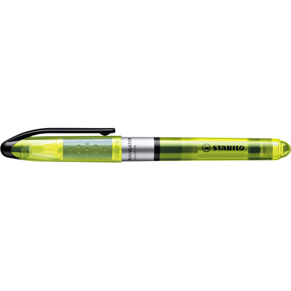 Pochette de 4 surligneurs STABILO NAVIGATOR - assortiment fluo