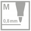 Pochette de 4 stylos-feutres STABILO pointMax - pointe moyenne - coloris classique