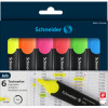 Etui De 6 Surligneurs - Job - Assortiment - Schneider pas cher
